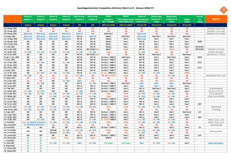 Speeldagenkalender-veld-west-2026-2027