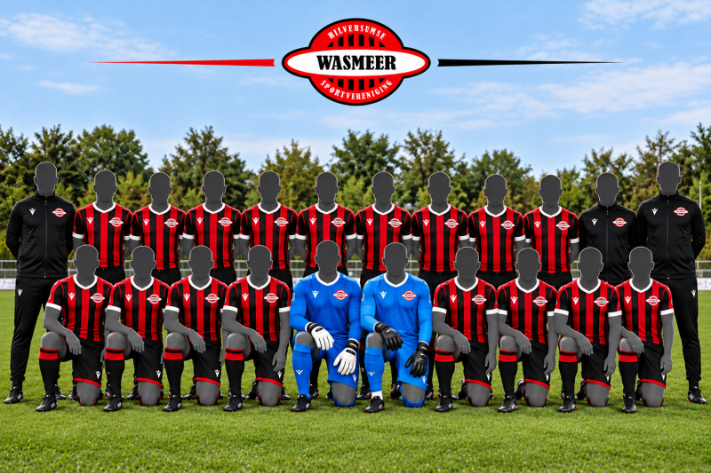 Hilversumse-Wasmeer-Teamfoto-op-het-Veld Hilversumse-Wasmeer-Teamfoto-op-het-Veld